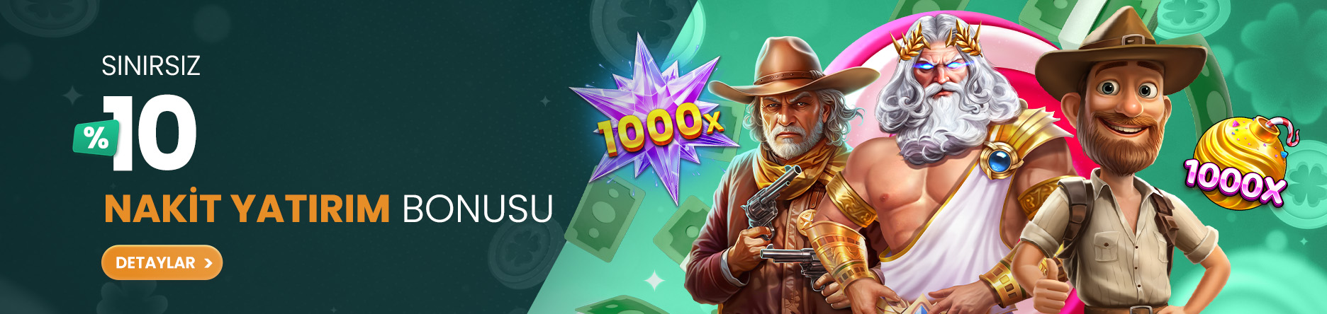 CepBahis sınırsız %10 nakit yatırım bonusu kampanyası.